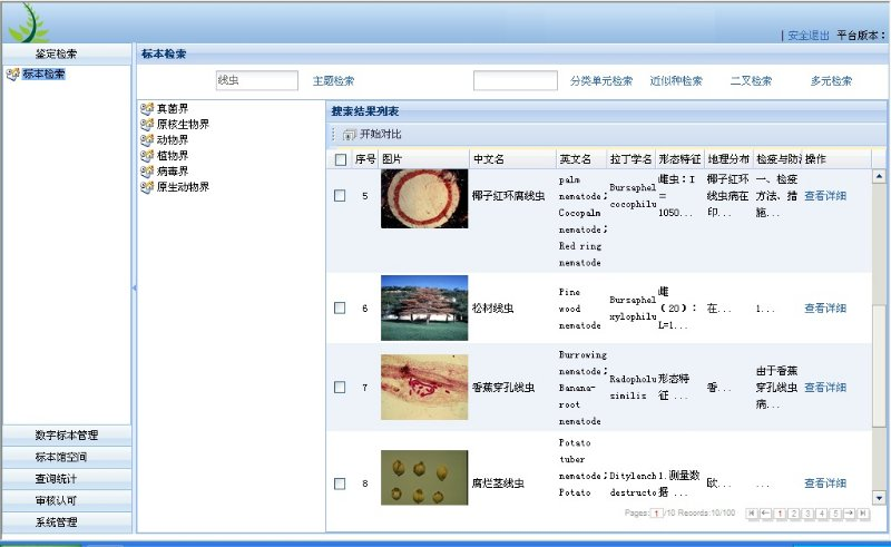 高風險外來有害生物鑒定輔助系統